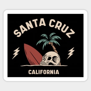Vintage Surfing Santa Cruz, California Sticker
